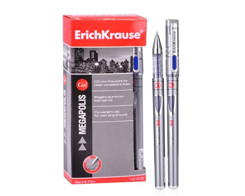 Ручка гелевая Megapolis Gel, цвет чернил синий