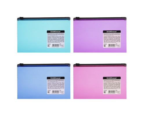 Zip-пакет пластиковый Fizzy Vivid, C6, ассорти