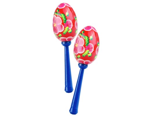 Маракасы малые с народной росписью