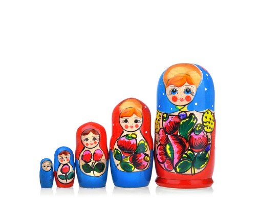 Матрешка 5 в 1 расп.большая