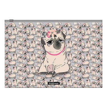 Zip-пакет пластиковый Chilling Dog, A4