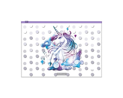 Zip-пакет пластиковый Dream Unicorn, A4
