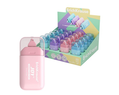 Корректирующая лента JOY&reg; Pastel, 5мм х 6м, ассорти