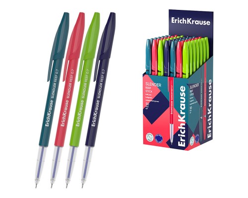 Ручка шариковая Slender Stick Reef  0.7, Super Glide Technology, цвет чернил синий