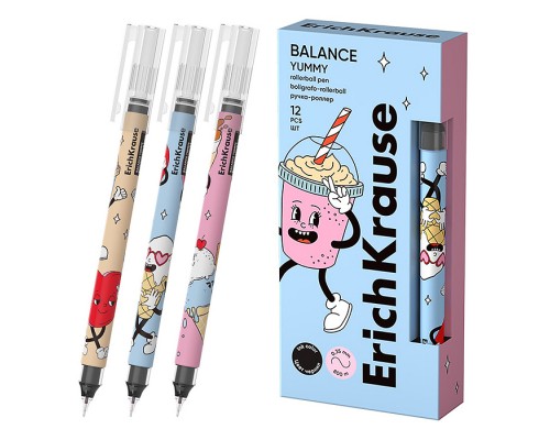 Ручка-роллер Balance Stick Yummy 0.5, цвет чернил черный
