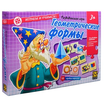 Развивающая игра "Геометрические формы" (Играем и учимся!)