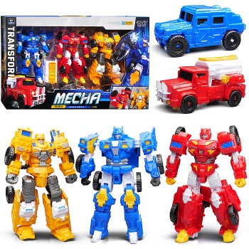 Робот трансформирующийся в городской автомобиль, в коробке