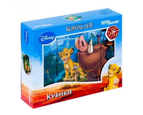 Кубики 12шт "Дисней "Король Лев"