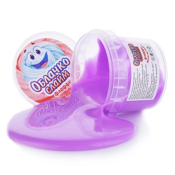 Слайм Облачко, фиолетовый 100 мл