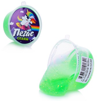 Слайм Пегас, 50 гр. неоновый зеленый