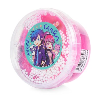 Слайм Пират, Аниме, 200 гр., розовый перл.