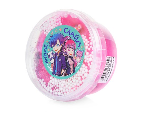 Слайм Пират, Аниме, 200 гр., розовый перл.