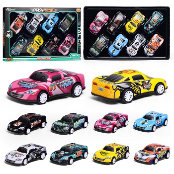 Набор машин "Дорожная гонка" металл, в коробке