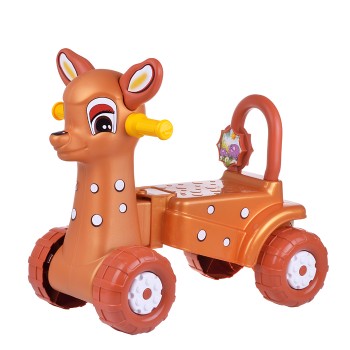 Каталка "Оленёнок" коричневая