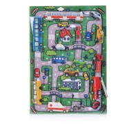 Веселые машинки с игровым полем, фетр