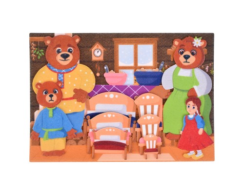 Три медведя, фетр