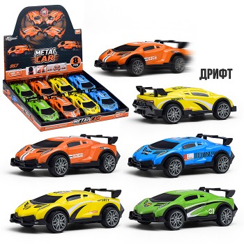 Набор машин "Инерциальный дрейф" металл, в коробке