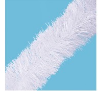 Мишура "Праздничная" белая, 10см х 2м