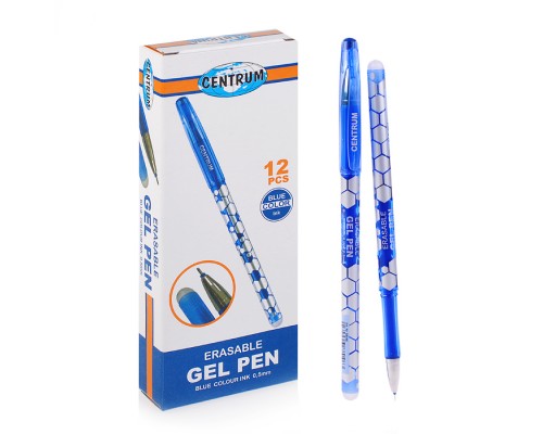 Ручка гелевая  синяя Пиши-стирай "Eraseble" цвет чернил синий