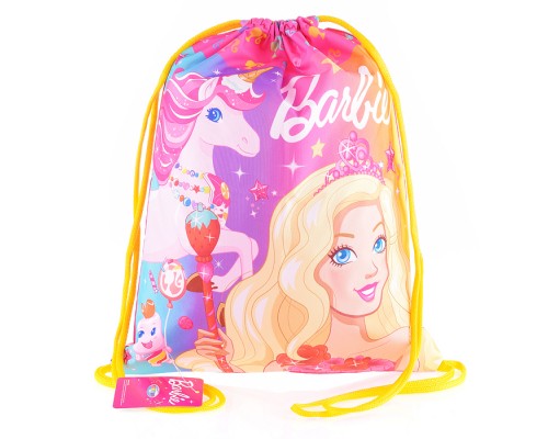 Мешок для обуви "Барби" 1 отделение, 320х420мм, петля для подвеса, полиэстер, 210 ден