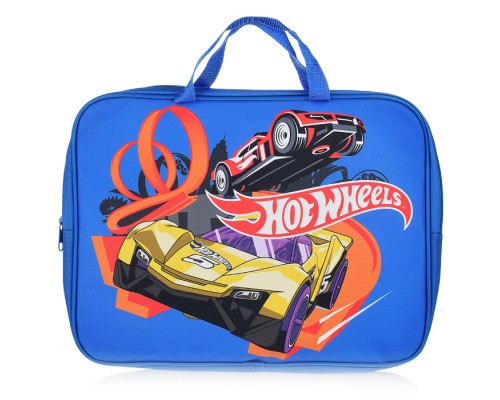 Папка-сумка "Hot Wheels" с ручками, А4, текстильная