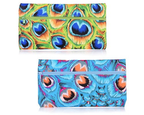 Пенал-косметичка 22x12cм, материал полиэстер