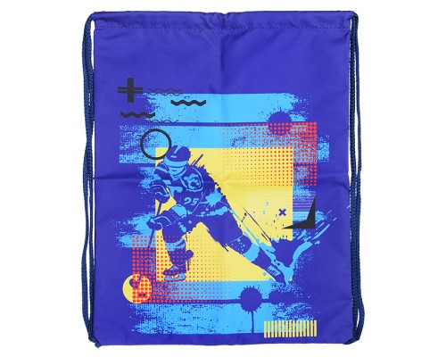 Мешок для обуви "Граффити хоккей" 1 отделение, 330х420мм, петля для подвеса, полиэстер, 210 ден
