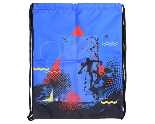 Мешок для обуви "Граффити сёрф" 1 отделение, 330х420мм, петля для подвеса, полиэстер, 210 ден
