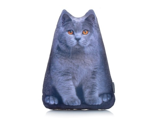 Игрушка антистресс "Кот серый" 20см.