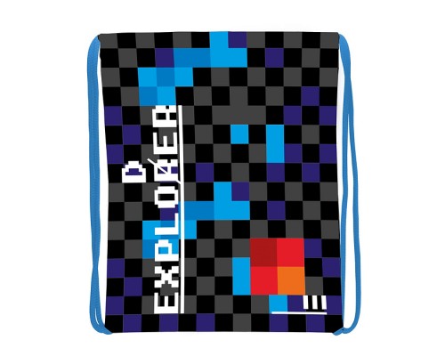 Мешок для обуви "Exploder" 1 отделение, размер 370х470мм, петля для подвеса, полиэстер, 210 ден