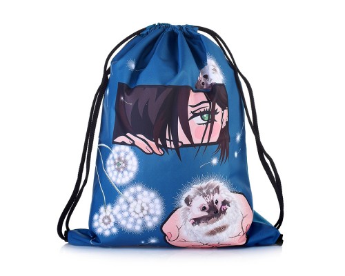 Мешок для обуви "Одуванчики" 1 отделение, 370х470мм, петля для подвеса, полиэстер, 210 ден