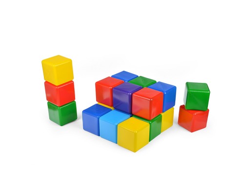 Набор кубиков-2 (20 шт.) (грань кубиков 8 см, цвет: мультиколор)