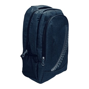 Рюкзак городской, ткань, синий 43х31см