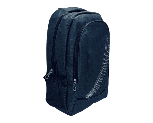 Рюкзак городской, ткань, синий 43х31см