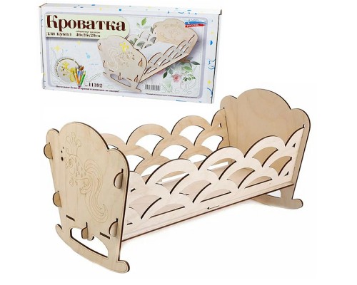 Кроватка для кукол "Gold Fish" в подарочной упаковке