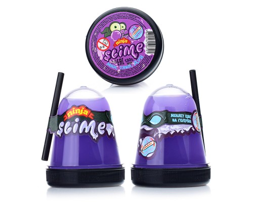 Лизун "Slime "Ninja", меняет цвет на голубой, 130 г.
