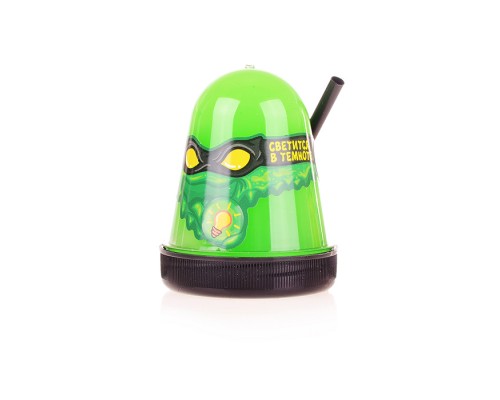 Лизун "Slime "Ninja" светится в темноте, зеленый, 130 г.