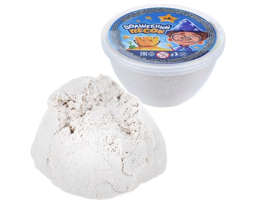 Кинетический песок "Волшебный песок", 300 гр., контейнер, песочный