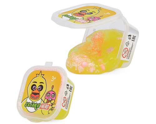 Слайм "Hero" Роботы Цыпленок жёлтый