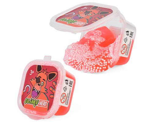 Слайм "Hero" Роботы Лис красный