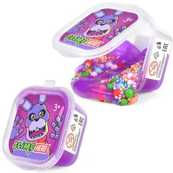 Слайм "Hero" Роботы Заяц фиолетовый