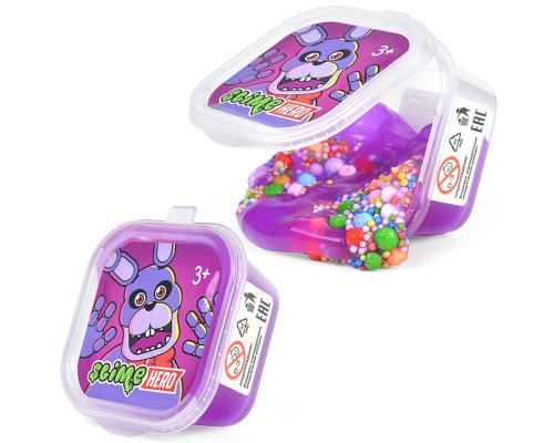 Слайм "Hero" Роботы Заяц фиолетовый