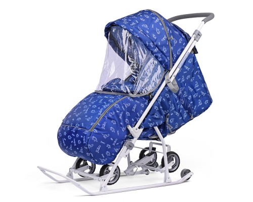 Коляска комбинированная "Наши детки 3-1К" (принт с динозавриками)