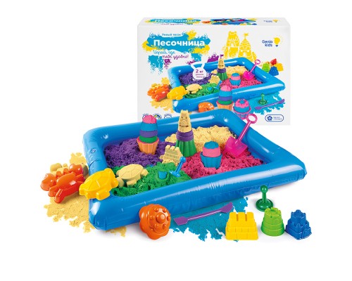 Набор для детского творчества «Умный песок c надувной песочницей»