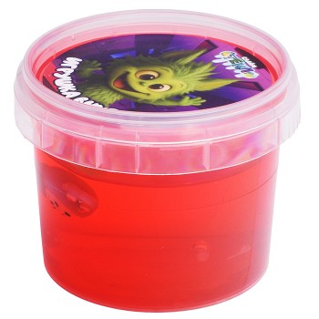 Слайм "Стекло" 90 гр Красный с игрушкой