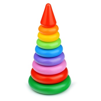 Пирамидка с кольцами, большая