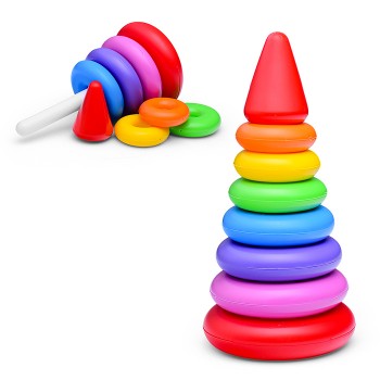 Пирамидка с кольцами, средняя