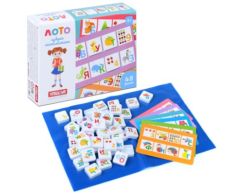 Лото дорожное "Азбука-Математика"