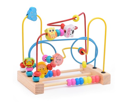 Игра Лабиринт "Зверюшки", со счетами, в пакете