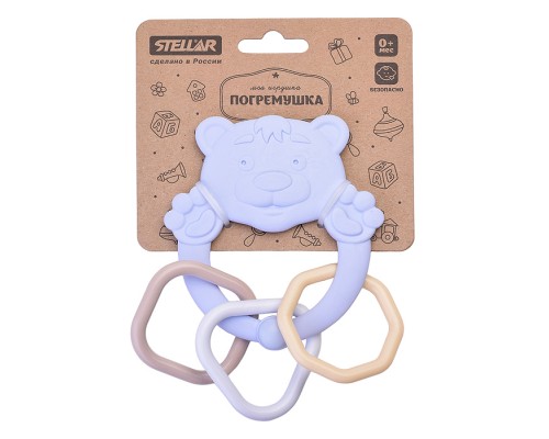 Прорезыватель "Котенок и Медвежонок". Коллекция «"Зефир"